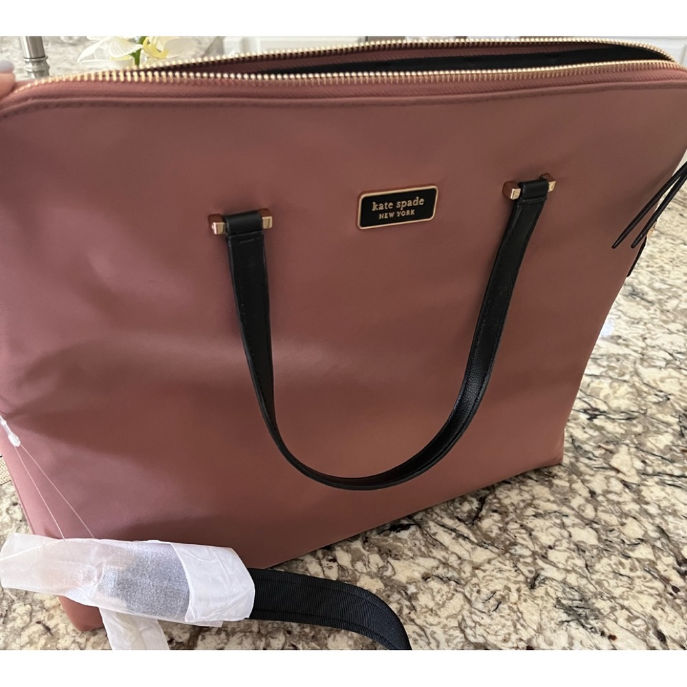 NEW Kate Spade Pink Nylon Laptop Sleeve Bag